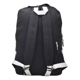 Lluvia Mochila Love Conejo Lisa Bordada Negra Primaria Ll23bjy001 Lluvia Color Negro
