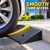 Threshold Ramp for Smooth Access – Non-Slip Plastic Transition Ramp