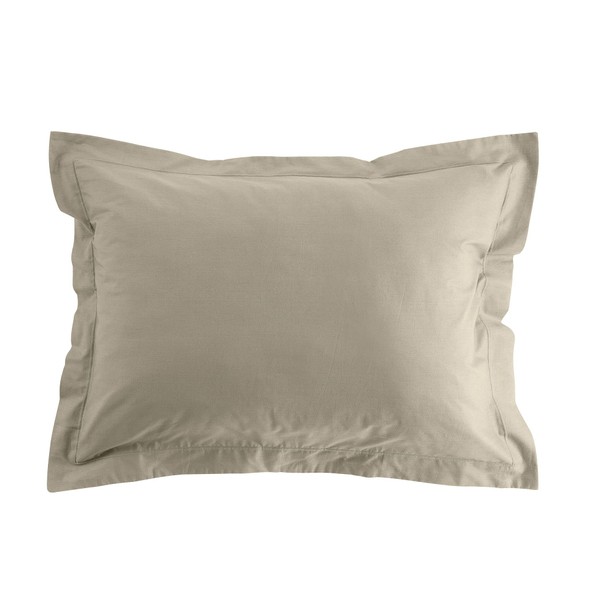 douceur d'intérieur Cushion Cover 50 x 70 cm 100% Organic Cotton Biolina Taupe