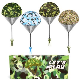 Juguetes de Paracaídas para Niños, Juguetes al Aire Libre del Ejército para Hombres, Juguetes para Interior y Exterior para Niños de 3, 4, 5, 6, 7, 8, 9, 10, 11, 12 Años, Ideas de Relleno de