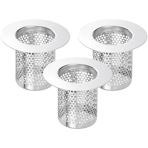 sourcing map 2 Pack Shower Drain Strainer, 2" x 2.6"
