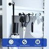 Keukenket Magnetic Hooks, Extra Strong, Black, Neodymium Magnet with Hooks,