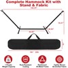 GOLDNITE Hammock with Stand for Outside,Easy Assembly Free Standing Hammock,