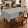 CC-SLZP 3 Pack Premium Plastic Tablecloth, 54 x 108 inch