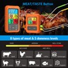 Brifit Grillthermometer, Funk Fleischthermometer, Digitales Bratenthermometer mit 4 Sonden, Großes