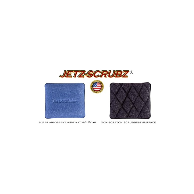 The Original Magic Jetz-Scrubz J27 Kitchen Scrubber Sponge Rectangle, Pack