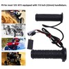 Jiawu Motorcycle Heated Grips, 1 Pair ATV Handlebar Grip Thumb