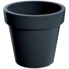 Prosper Plast Lofly Flowerpot, 34.5 x 31.8 cm, Anthracite, 34.5x34.5x31.8