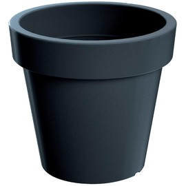 Prosper Plast Lofly Flowerpot, 34.5 x 31.8 cm, Anthracite, 34.5x34.5x31.8 cm