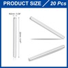 sourcing map 20Pcs 2mm x 22mm Dowel Pins 304 Stainless