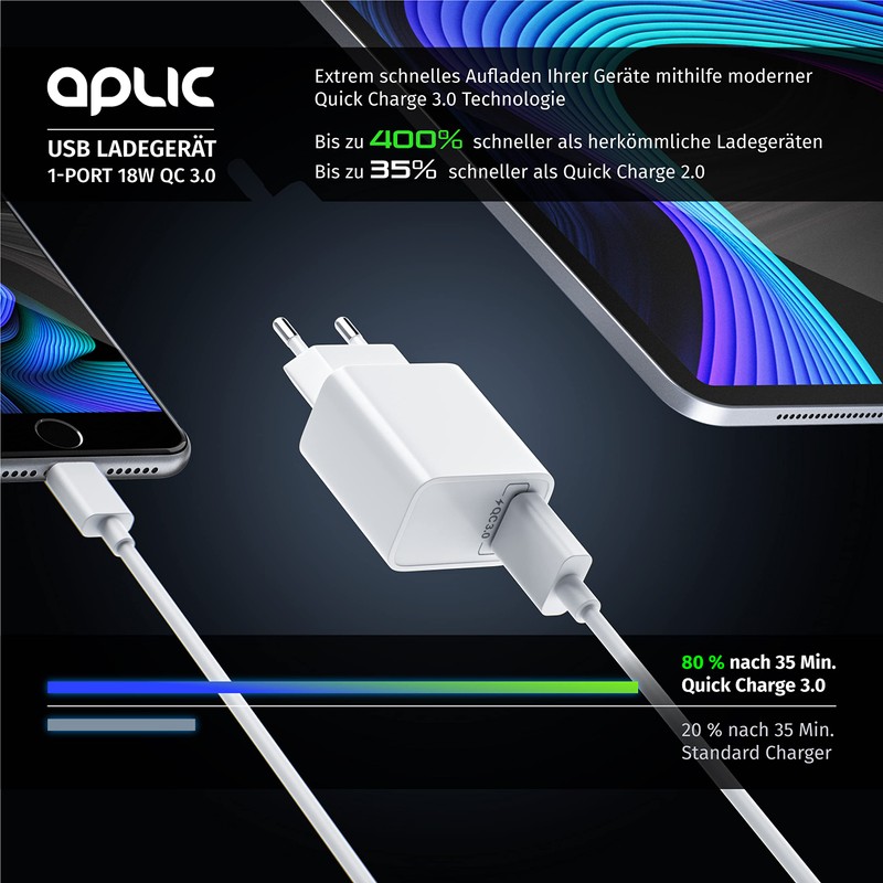CSL - USB Charger 18 W Quick Charge 3.0 -