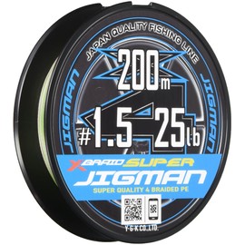 X-Braid Super Jigman X4, 656.2 ft (200 m), No. 1.5, 25 lb