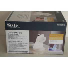 Style Selections Dinosaur Color Changing Child Safe BPA Free LED Night Light