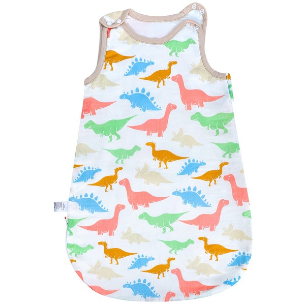 FLYISH DIRECT Baby Sleeping Bag, 0.5 Tog Baby Muslin Sleeping