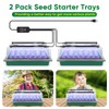 Upgrade Seedling Starter Trays with Grow Light, 80 Cell Seedling
