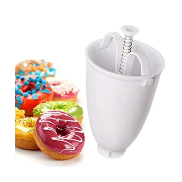Hand-squeezed Dessert Baking Mold,Plastic Doughnut Donut Maker Machine Mold DIY
