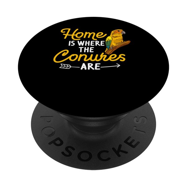 Sun Conure Funny Animals Pet Cute Birds Parrot PopSockets with
