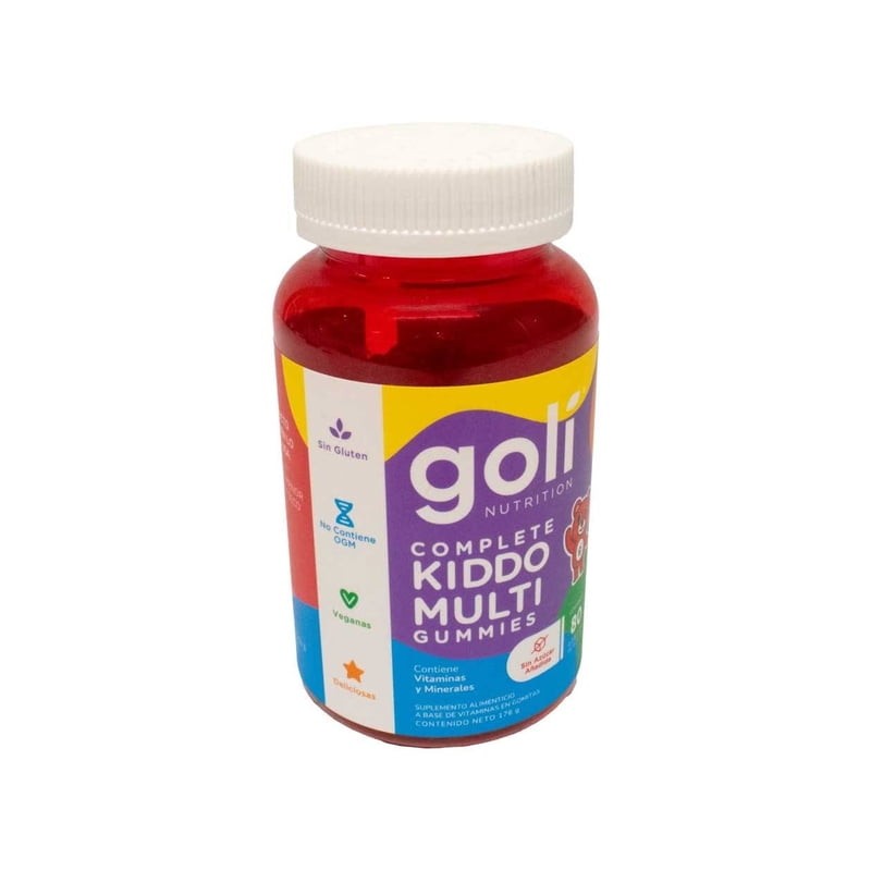 Suplemento alimenticio Golí Nutrition en Forma de Oso 80 Gomitas