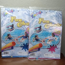 funnoodle Lot of 2 The Original Funnoodle Fun Noodle Chair Blue & Pink 2002 NOS