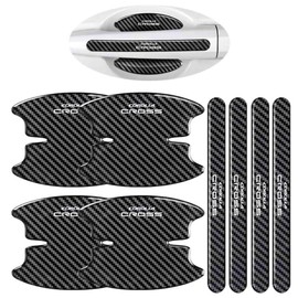 Corolla Cross Door Handle Protector, Corolla Cross ZSG10, ZVG11, ZVG15 Series Compatible with All Series, Scratch Resistant, Abrasion Resistant, Car Paint Protection, Carbon Pattern, Waterproof