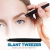 10X Magnifying Mirror & Slant Tweezers Set Makeup Application &