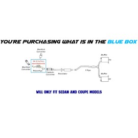 Exhaust Front Flex Y-Pipe Compatible for 2008-2015 Honda Accord 3.5L | Stainless Steel | Northeastern Exhaust | Free Gaskets Included | Direct-Fit Replacement