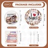 Grencian 200 Pcs Book Themed Party Decorations Book Plates and
