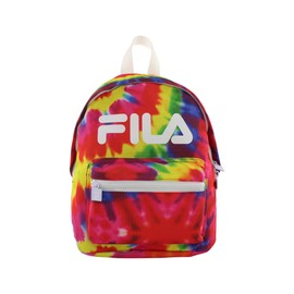 Fila Altra Mini Backpack Tie Dye 12" H x 10" W x 4" D Womens Backpacks, Color: Multi/Pink Glow