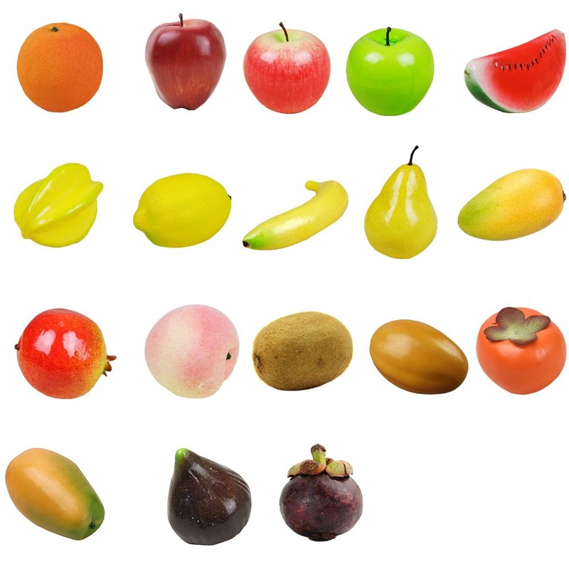 EKDJKK Artificial Fake Fruit, Realistic Artificial Banana, Lifelike Plastic Simulation