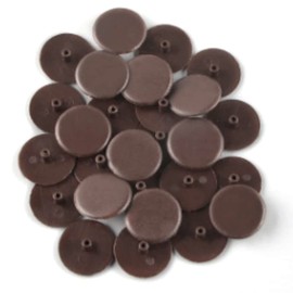 Plastic Screws Cap, Tapping Screw Cover, Cylinder 4.2mm Plastic Screw Cover, Protective Decorative Cover, Round Plastic Caps, Brown 100 pcs