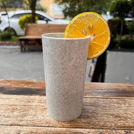 Vasos De Plastico Polipropileno Parece Peltre Highball Reutilizables de 13oz, 400ml, sin BPA, Apto para Microondas y Lavavajillas Apilables Ideales pa