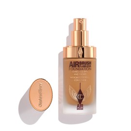Charlotte Tilbury Airbrush Flawless Matte Foundation - Full Coverage Liquid Makeup with a Natural-Matte Finish - Smoothes & Blurs Pores - Waterproof & Transfer Resistant - 11 Warm