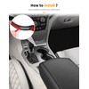 Hoolcar Front Cup Holder Cover Trim Compatible with Jeep Grand