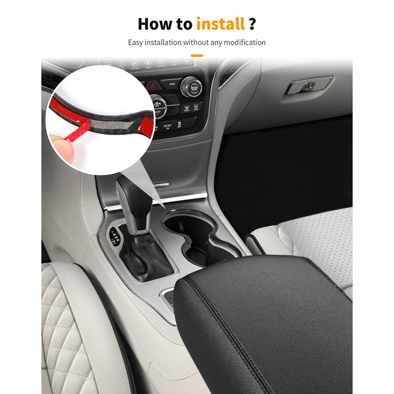 Hoolcar Front Cup Holder Cover Trim Compatible with Jeep Grand