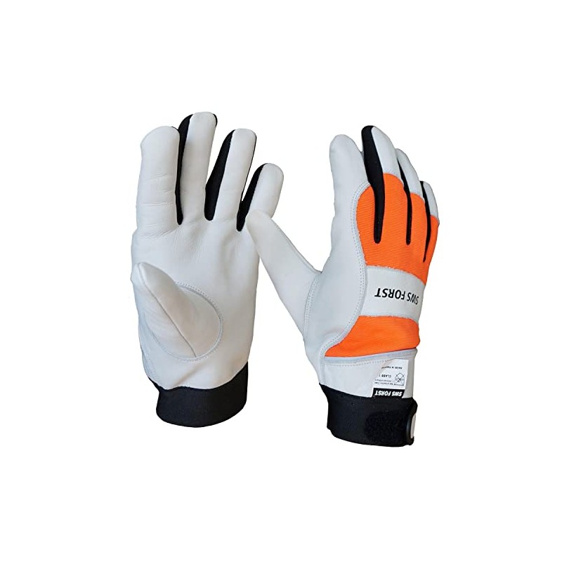 SWS Forst GmbH Cut Protection Gloves Leather Class 1 20m/s