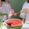 Watermelon Cutter Slicer,Stainless Steel Watermelon Cube Cutter Quickly Safe Watermelon