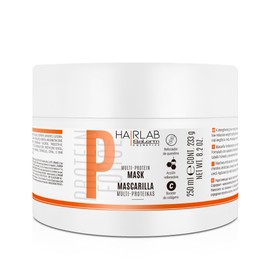 SALERM - Haarmaske für beschädigtes Haar - Multi-Proteine Hair Lab - 250 ml - Füllt den Mangel an natürlichem Keratin auf - Versorgt die Mähne mit Körper - Stärkt und repariert das Haar - Parabenfrei