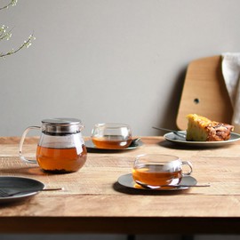 Kinto Unity Cup &amp; Saucer 230ml (Stainless Steel) / 킨토 유니티 컵&소서 230ml (스텐)