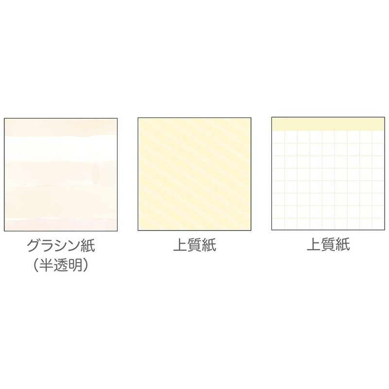 Sunstar Stationery S2839040 Sticky Notes Block Mitte Cream Yellow
