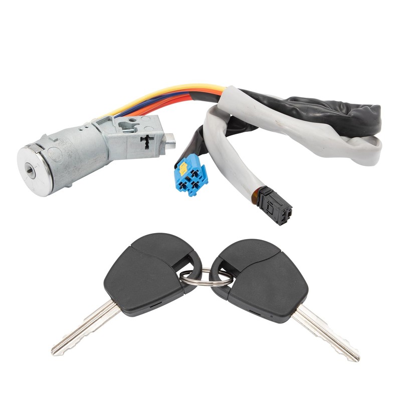 Konuooer Neiman Steering Wheel Lock Start Switch Ignition Switch with