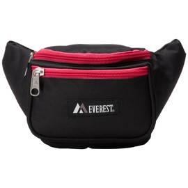 Everest Signature Waist Pack - Standard, Black, One Size
