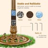 AISITIN 28 Inch Bird Bath with 3.5W Solar Fountain for