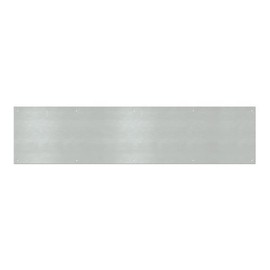 Stainless Steel Door Kick or Mop Plate, 6" x 32" Plate Size, for Door Widths 33"+