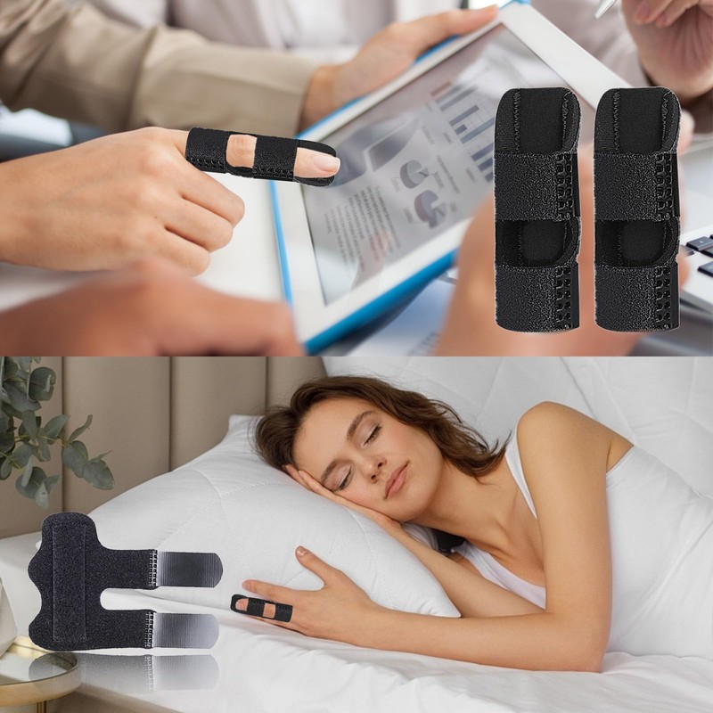 Finger Splint - Adjustable Finger Splints, Support Brace & Stabilizer