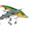 Pack of 3 stinger hooks with leader system (S, M,