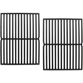 Hongso 7522 7521 15" Cast Iron Grill Grates Replacement for Weber Genesis Silver A, Spirit 500, Spirit E-210, Spirit S-210 Gas Grill (with Side-Mounted Control Panels), 7523, 65904, 65905, PCG522