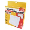 Sanelec 1297 Lámpara Cuadrada de Sobreponer, 12 W, Luz Cálida