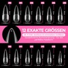 UNA GELLA Stiletto Nail Tips, Pack of 216