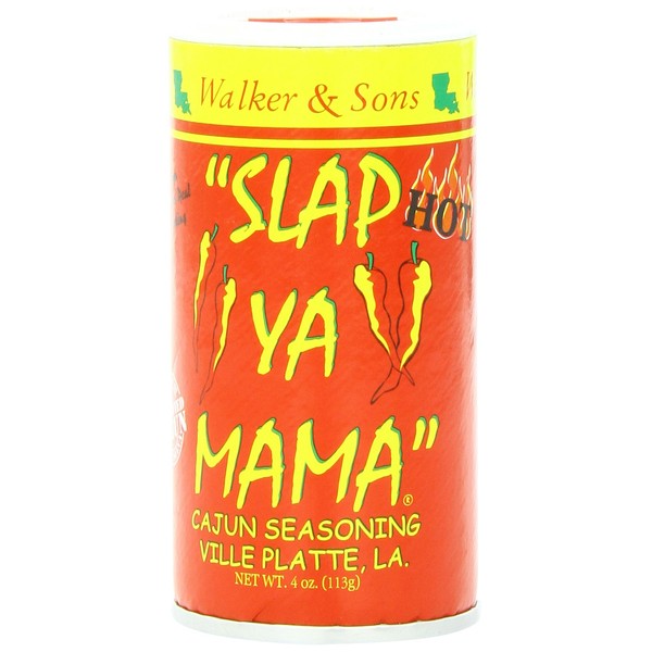 Slap Ya Mama Cajun Seasoning Blend, Hot, 4 Ounce