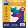 Samsill No Holes Sheet Protectors, 100 Pack, 8.5 x 11